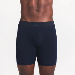 SKIMS COTTON MENS 5" BOXER BRIEF | NAVY