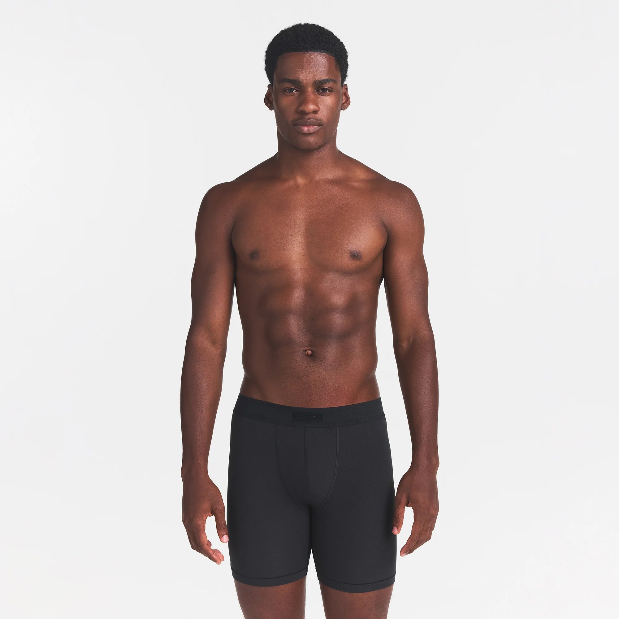 SKIMS COTTON MENS 5" BOXER BRIEF | ONYX