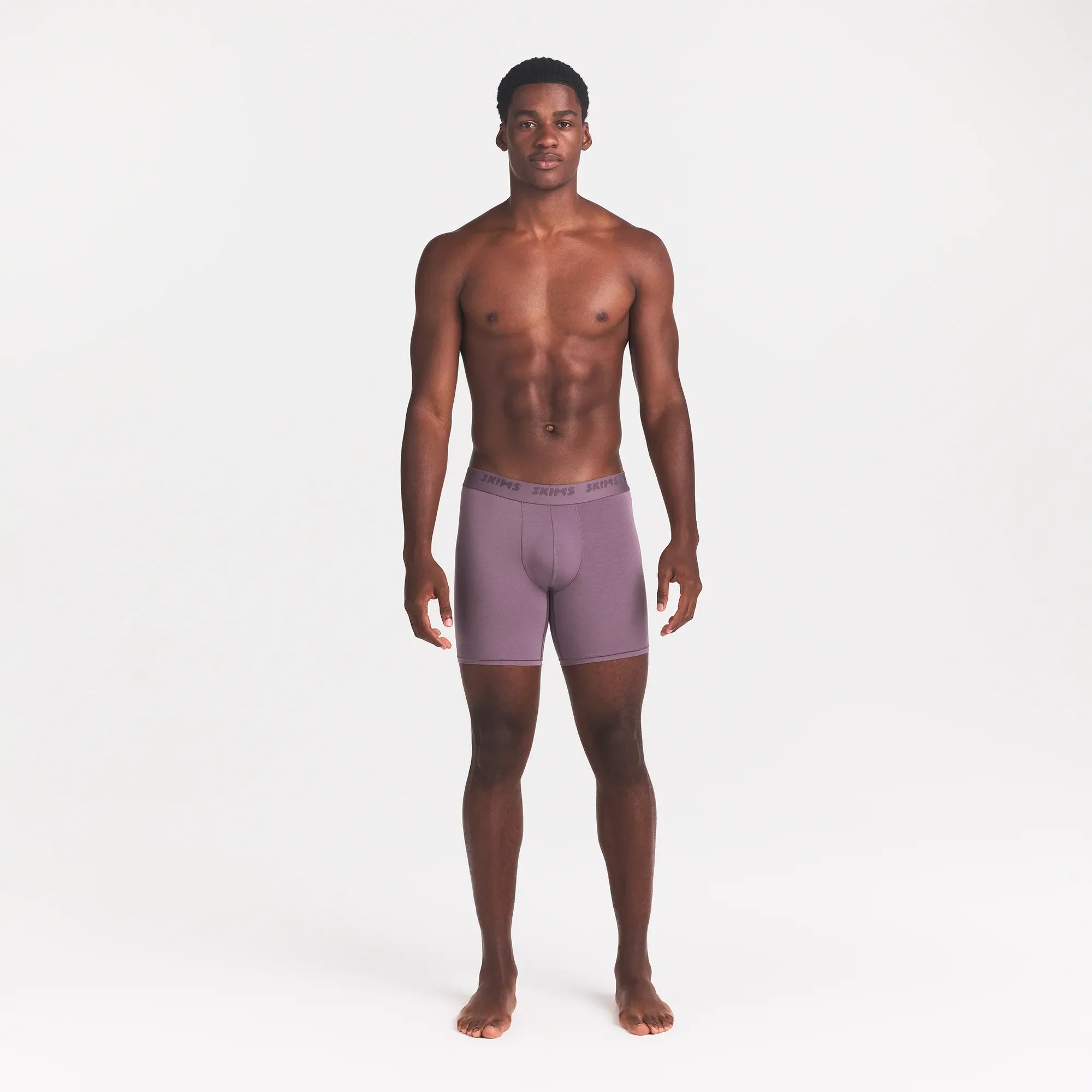 SKIMS STRETCH MENS 5" BOXER BRIEF 3-PACK | IRIS HEATHER MULTI