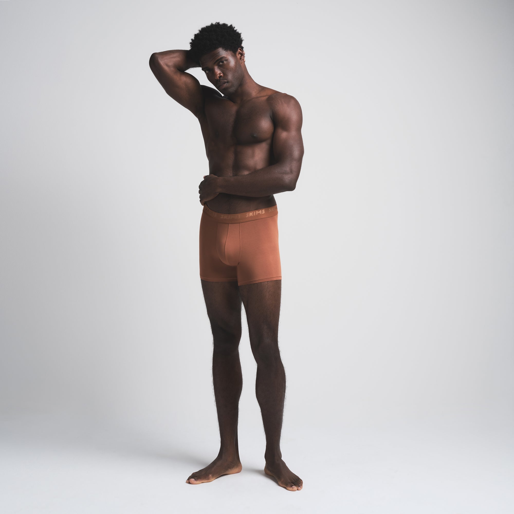 SKIMS STRETCH MENS 3" BOXER BRIEF 5-PACK | COCOA MULTI