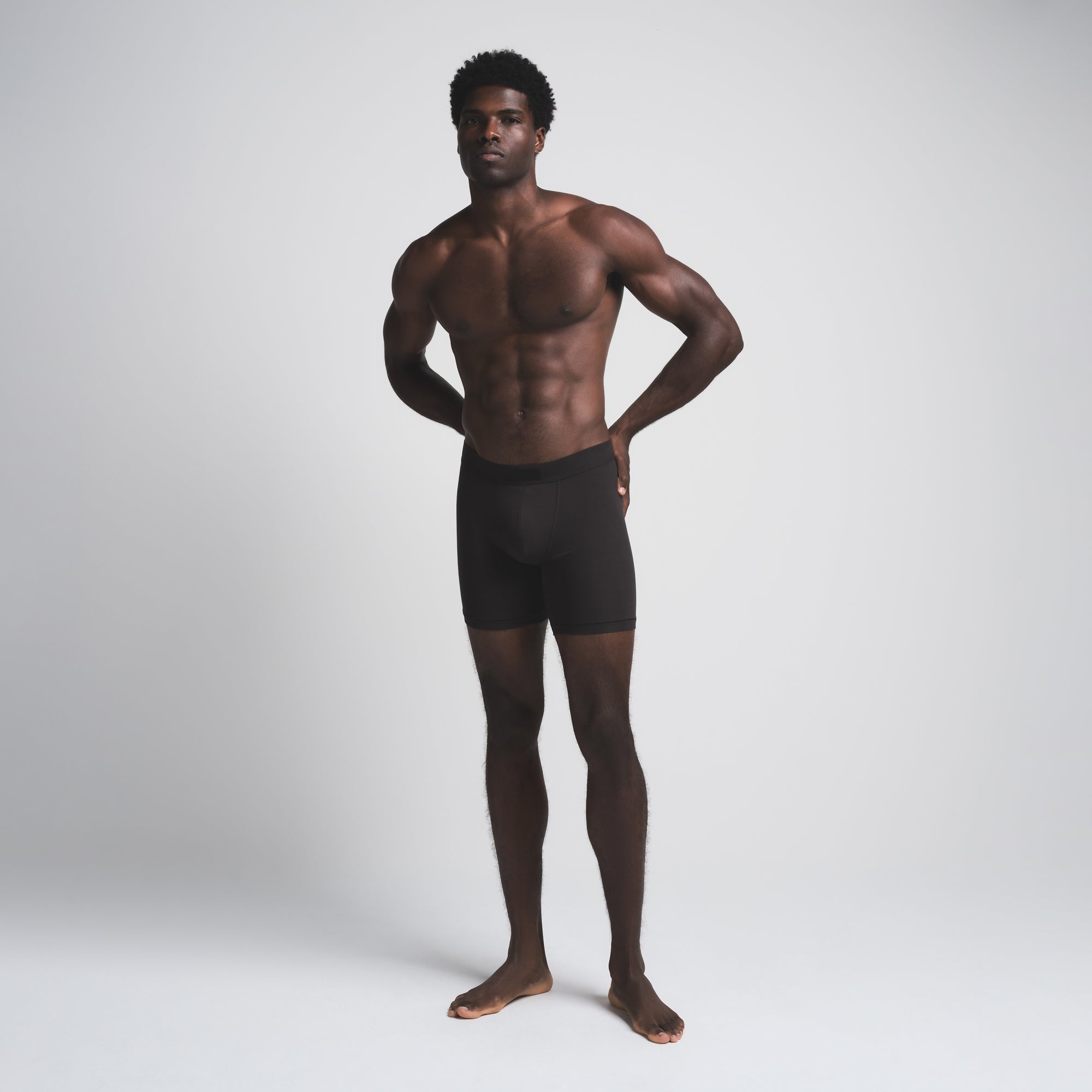 SKIMS COTTON MENS 5" BOXER BRIEF 5-PACK | HEATHER MULTI