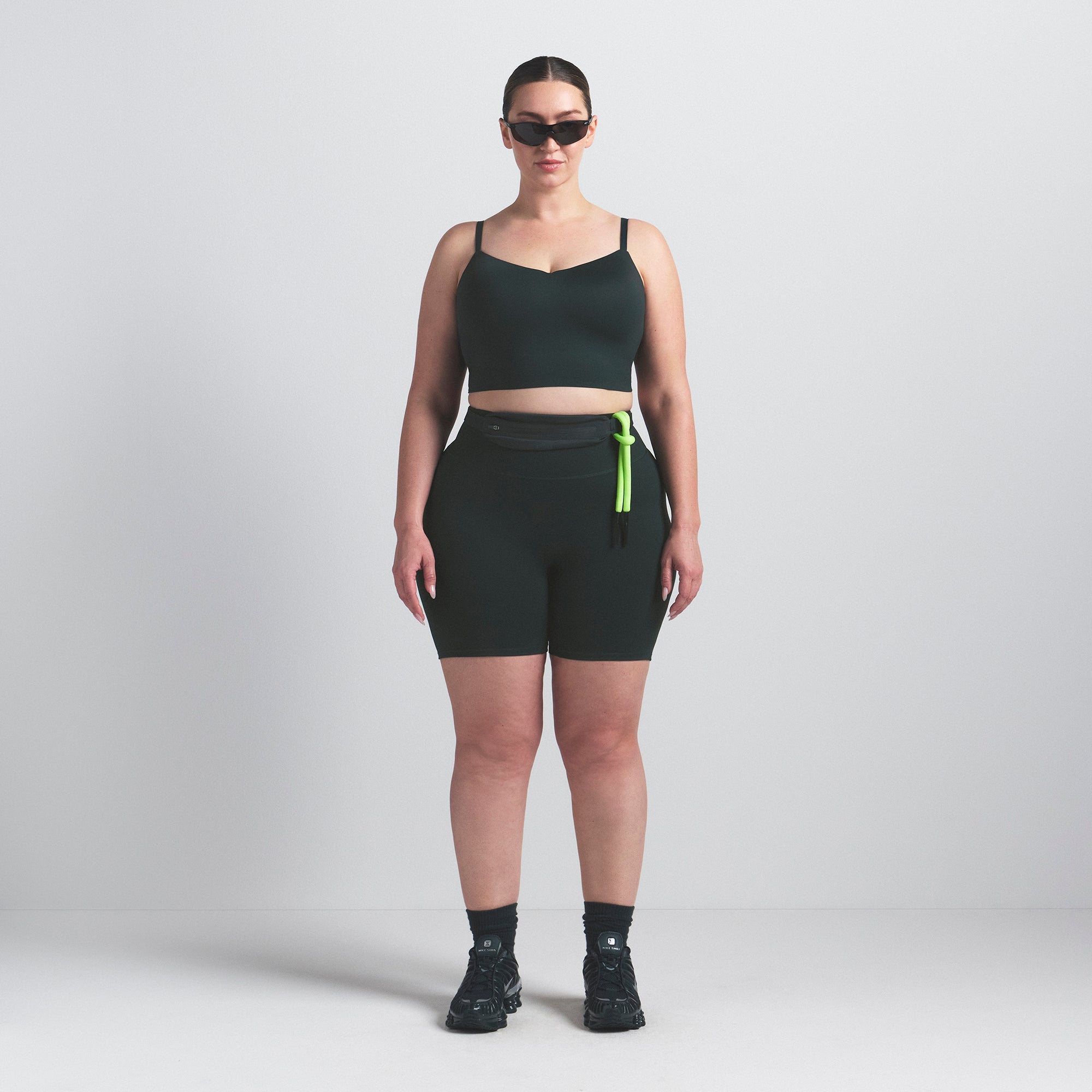 NikeSKIMS MATTE 5" BIKER SHORT | DARK TEAL