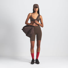 NikeSKIMS MATTE 7" BIKER SHORT | DARK SEPIA
