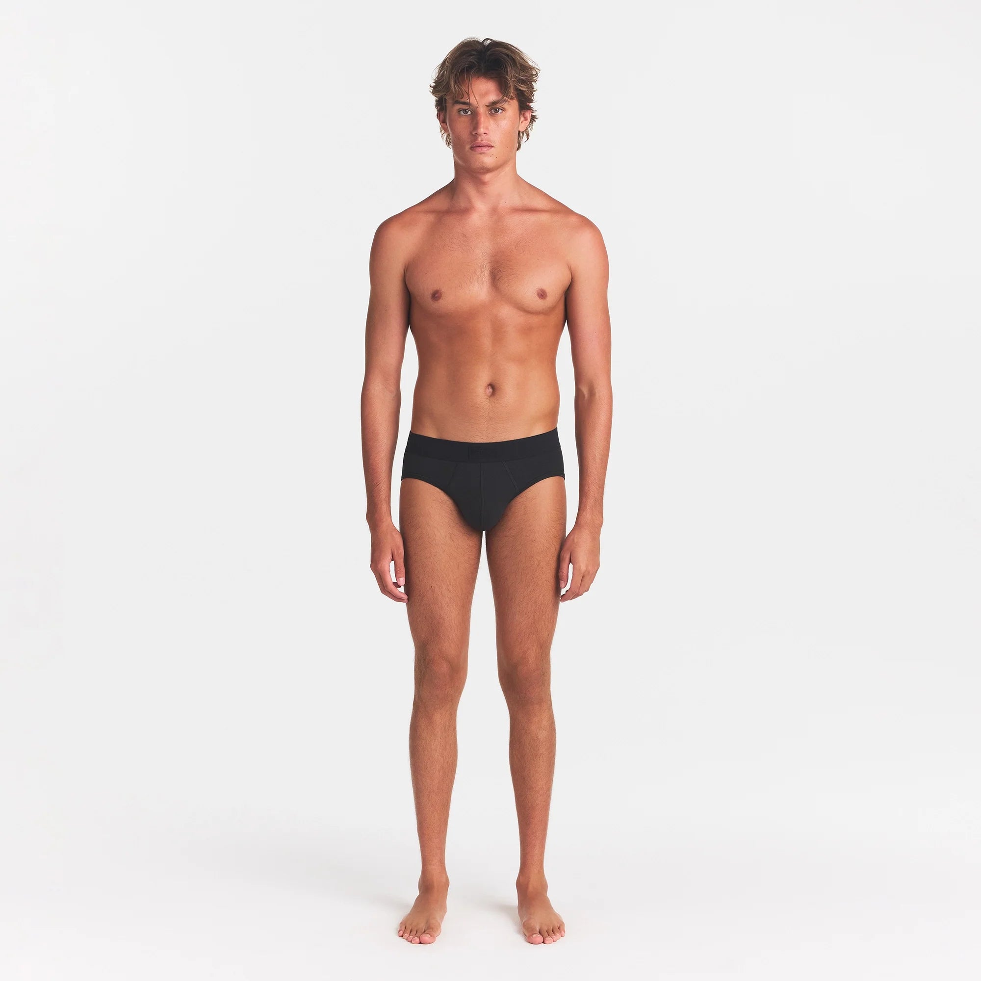 SKIMS COTTON MENS BRIEF | ONYX