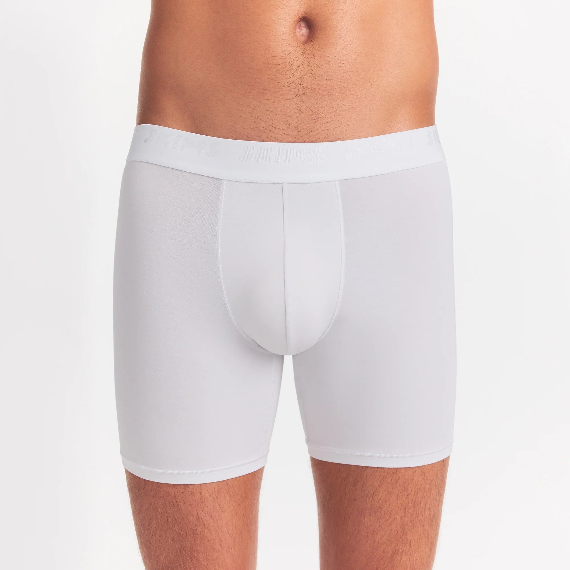 SKIMS STRETCH MENS 3" BOXER BRIEF | CHALK