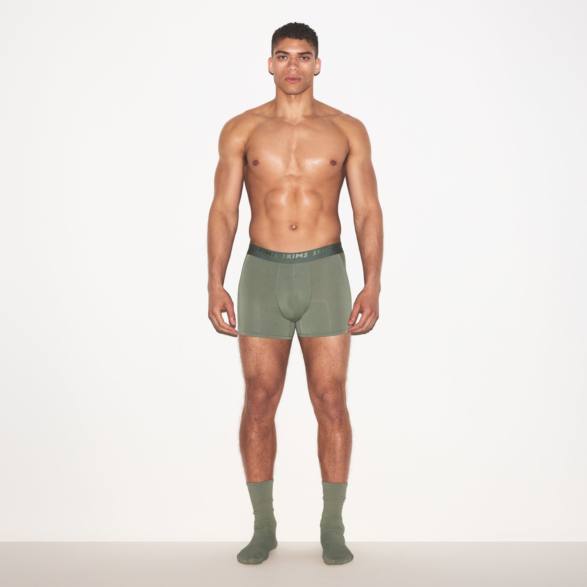 SKIMS STRETCH MENS 3" BOXER BRIEF | LAUREL