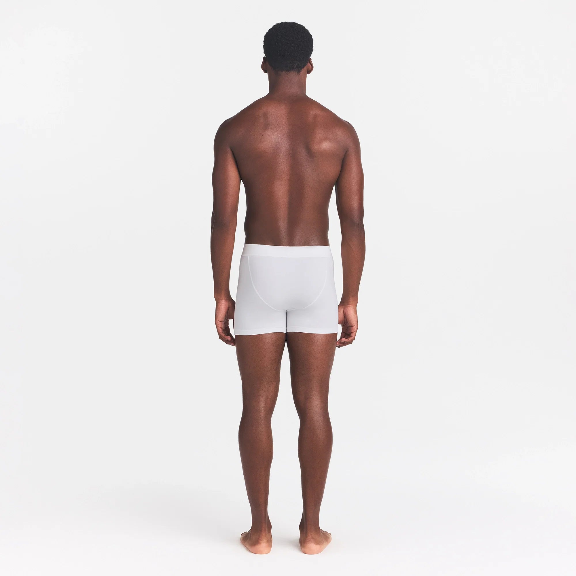 SKIMS COTTON MENS 3" BOXER BRIEF | CHALK