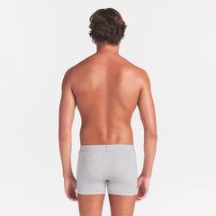 SKIMS COTTON MENS 3" BOXER BRIEF | LIGHT HEATHER GREY