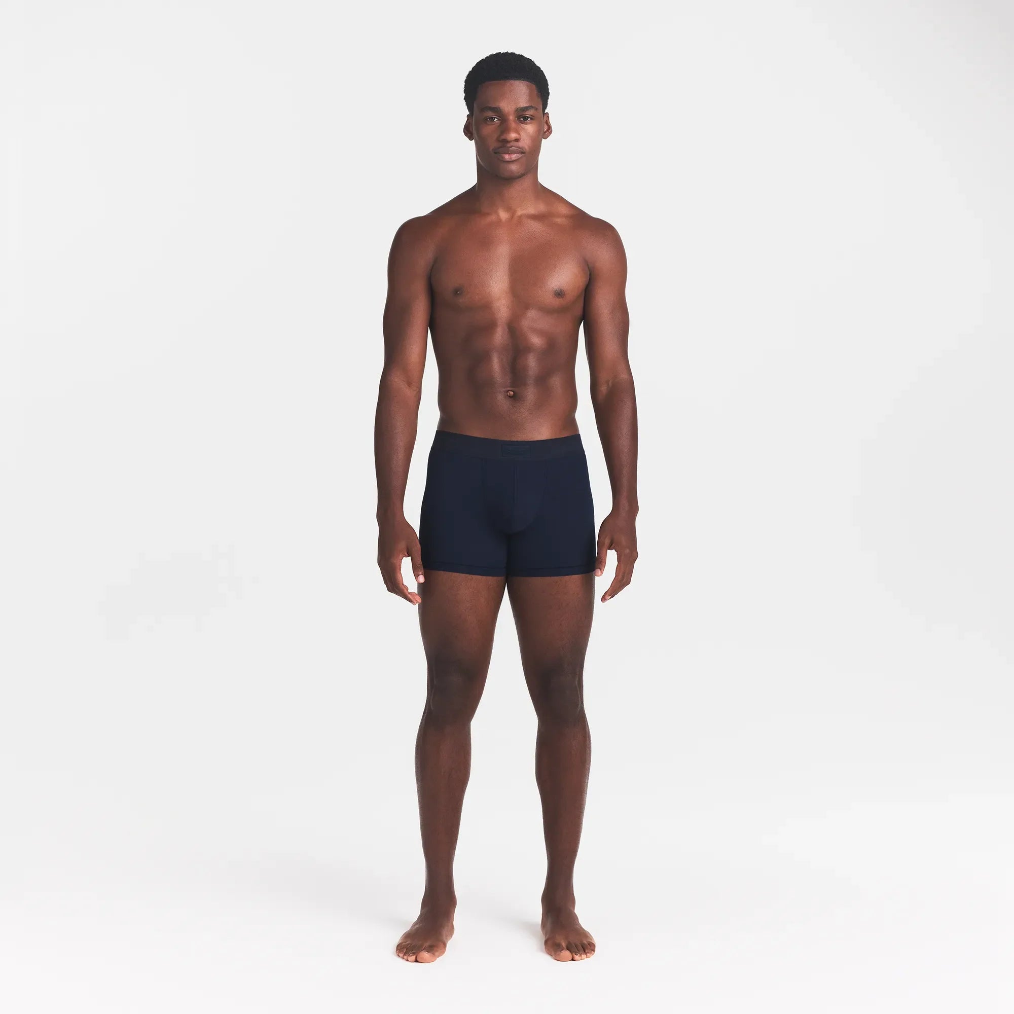 SKIMS COTTON MENS 3" BOXER BRIEF | NAVY
