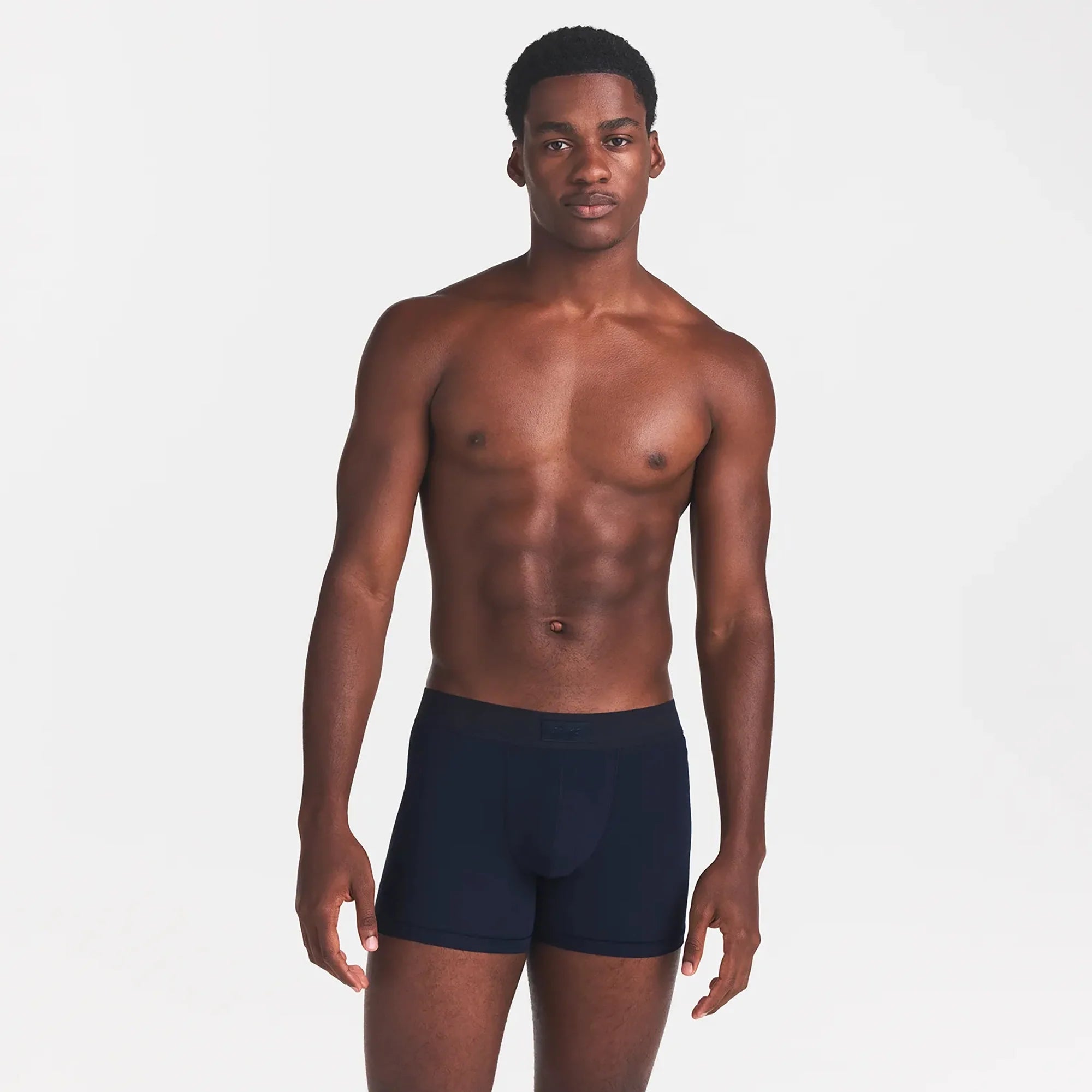 SKIMS COTTON MENS 3" BOXER BRIEF | NAVY