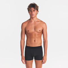SKIMS COTTON MENS 3" BOXER BRIEF | ONYX
