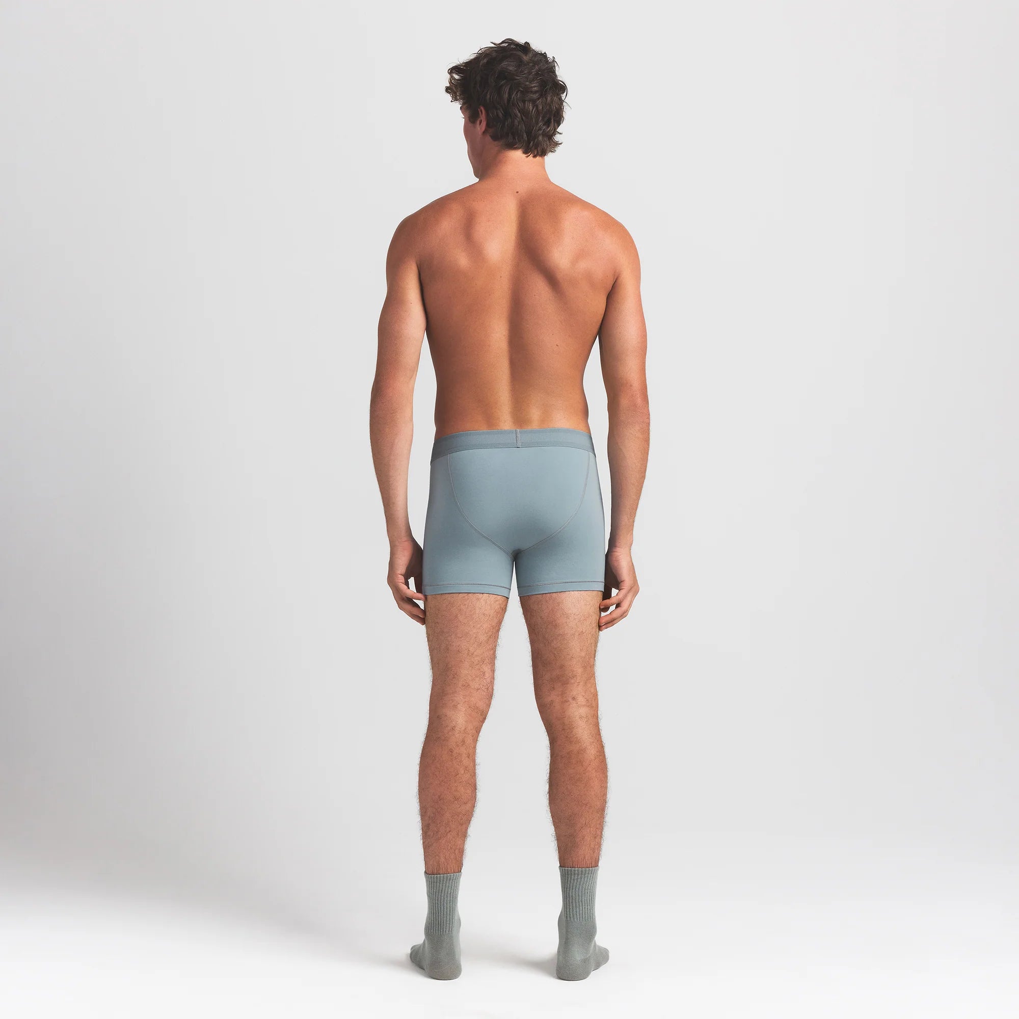 SKIMS COTTON MENS 3" BOXER BRIEF | SKY