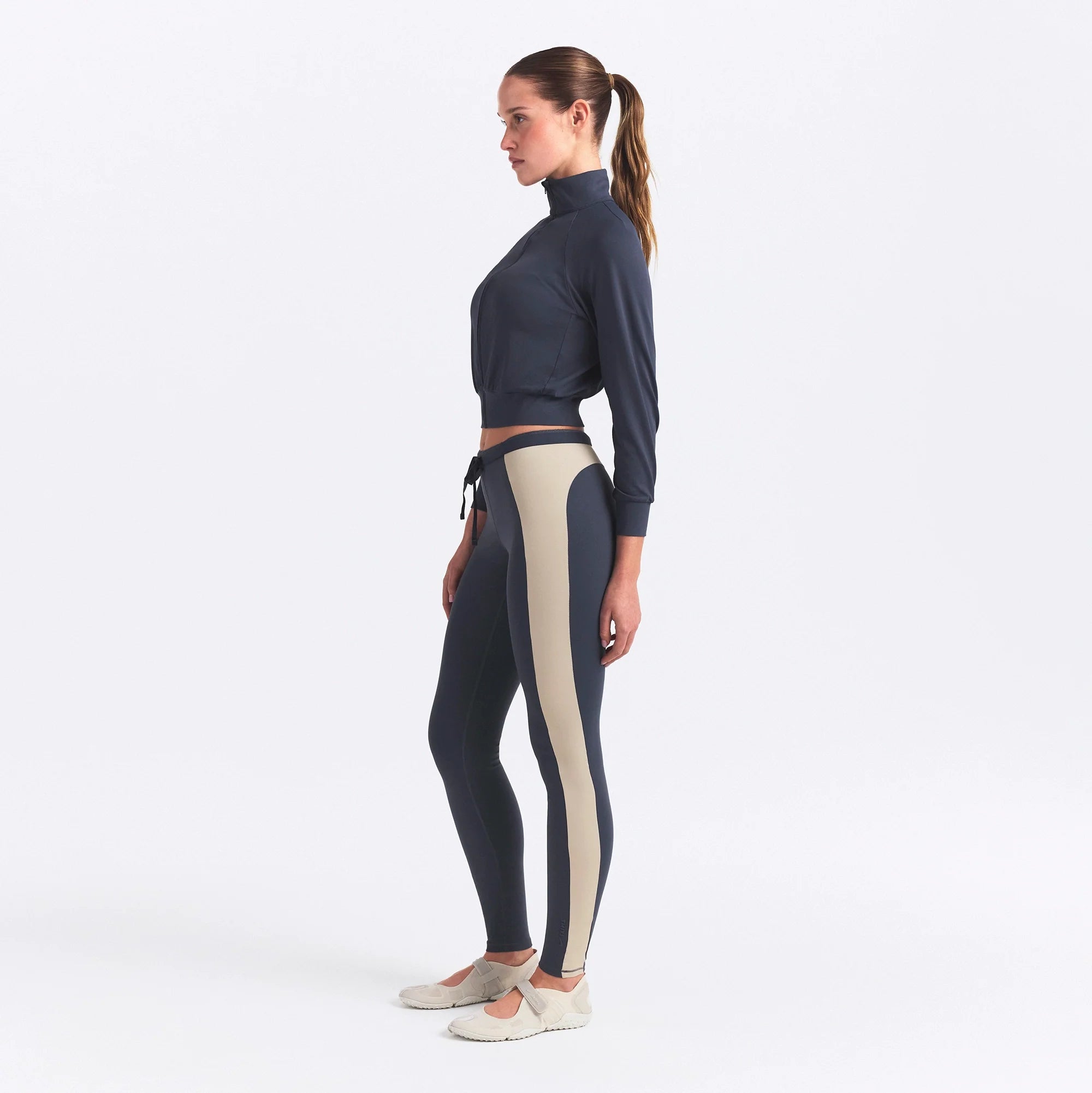 NikeSKIMS MATTE SHINE MIX 29" LEGGING | DEEP ROYAL AND STONE