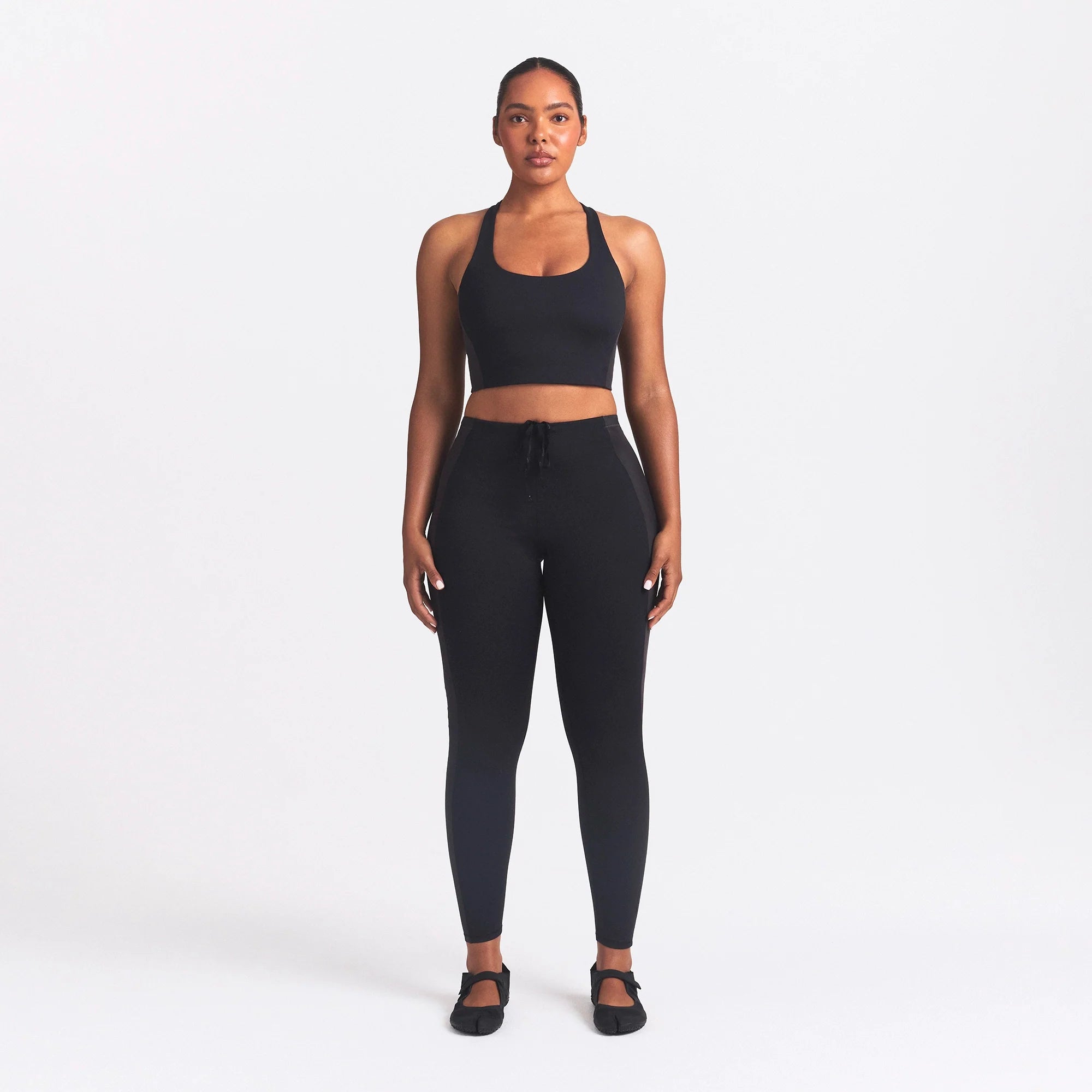 NikeSKIMS MATTE SHINE MIX 29" LEGGING | OBSIDIAN AND IGNEOUS