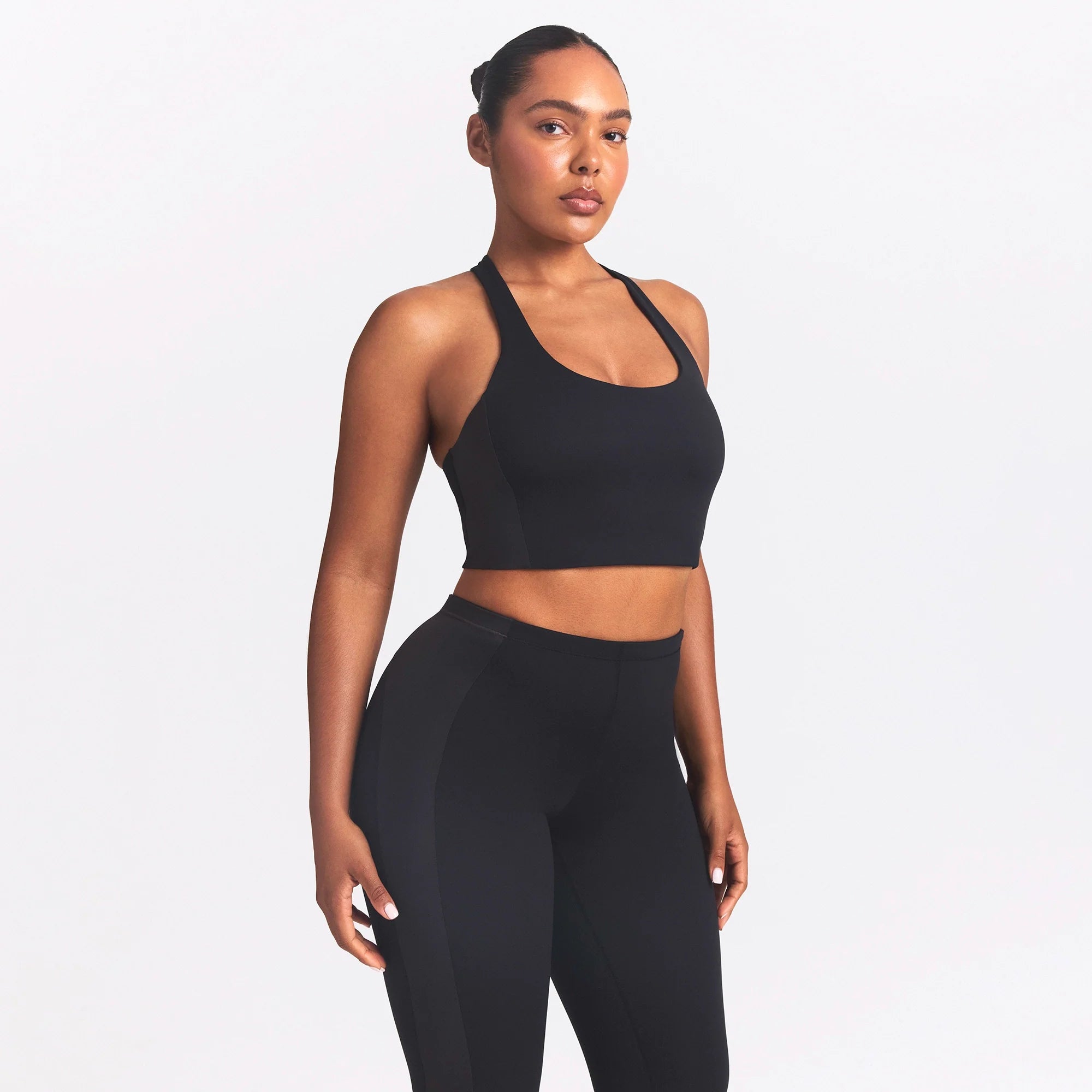 NikeSKIMS MATTE SHINE MIX 29" LEGGING | OBSIDIAN AND IGNEOUS