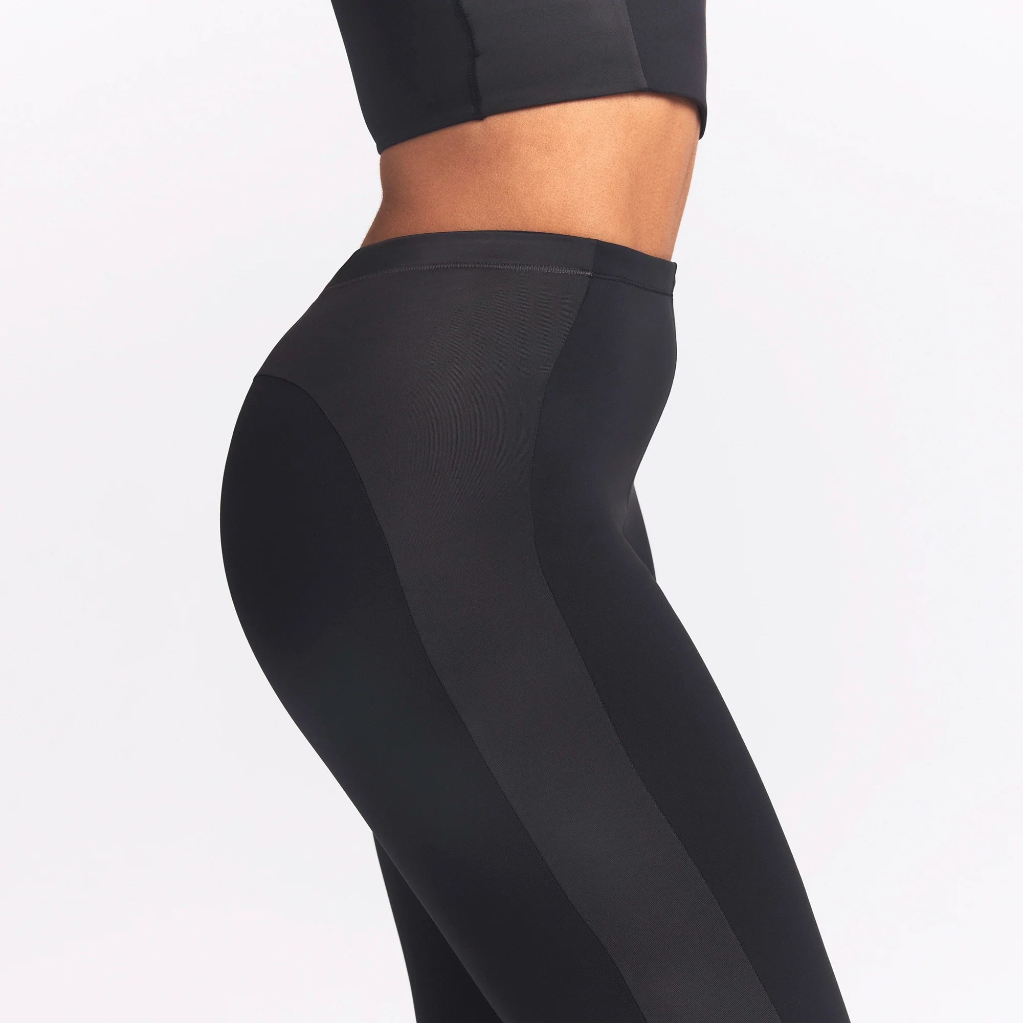 NikeSKIMS MATTE SHINE MIX 29" LEGGING | OBSIDIAN AND IGNEOUS