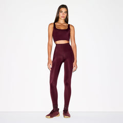 NikeSKIMS SHINE DRAWCORD 26" LEGGING | CURRANT