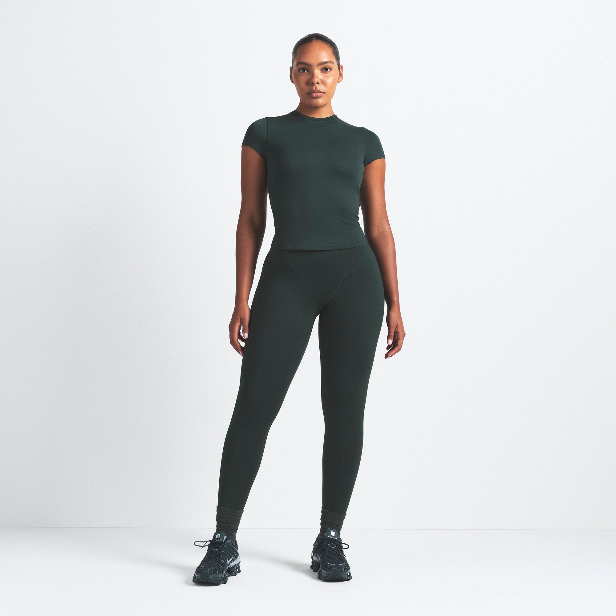 NikeSKIMS MATTE V-LINE 26" LEGGING | DARK TEAL