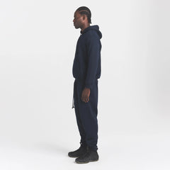FLEECE LOUNGE MENS TAPERED JOGGER | NAVY