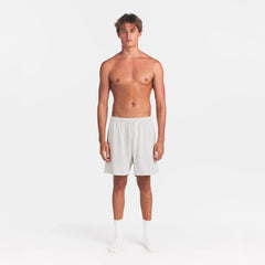 JERSEY LOUNGE MENS RELAXED SHORT | CHALK HEATHER
