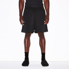 FLEECE LOUNGE MENS RELAXED SHORT | WASHED ONYX