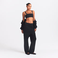 NikeSKIMS MATTE TRICOT SIDE SNAPS PANT | OBSIDIAN
