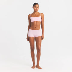 EVERYDAY COTTON SCOOP BRALETTE | PEONY