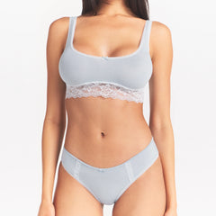 LIGHTWEIGHT COTTON LACE SCOOP BRALETTE | AIRSPACE