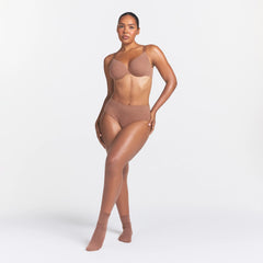 EVERYDAY COTTON FULL COVERAGE BRA | SIENNA HEATHER