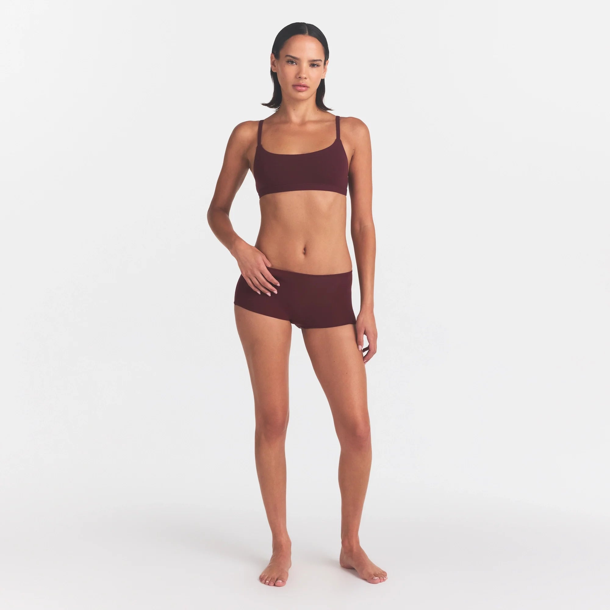 FITS EVERYBODY SCOOP BRALETTE | CURRANT