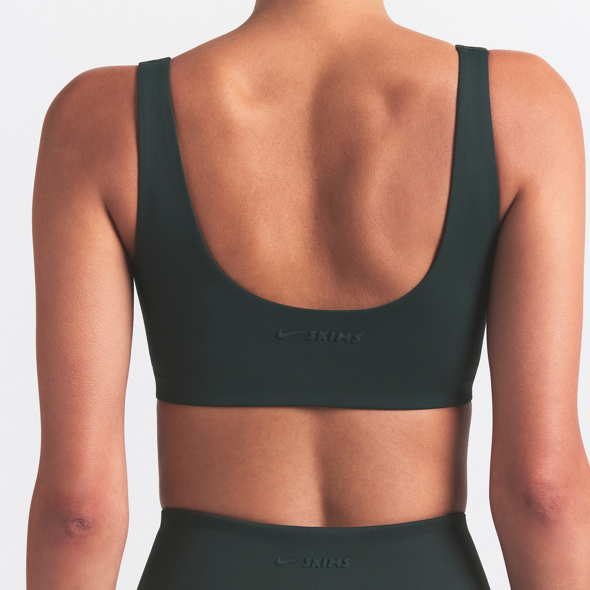 NikeSKIMS MATTE SCOOP NECK BRA | DARK TEAL