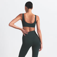 NikeSKIMS MATTE SCOOP NECK BRA | DARK TEAL