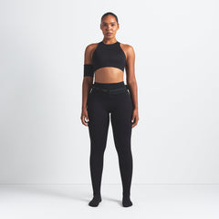 NikeSKIMS MATTE HIGH NECK BRA | OBSIDIAN