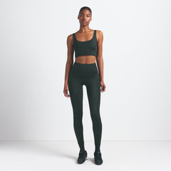NikeSKIMS SHINE SCOOP NECK BRA TOP | DARK TEAL