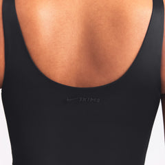 NikeSKIMS SHINE SCOOP NECK BRA TOP | OBSIDIAN