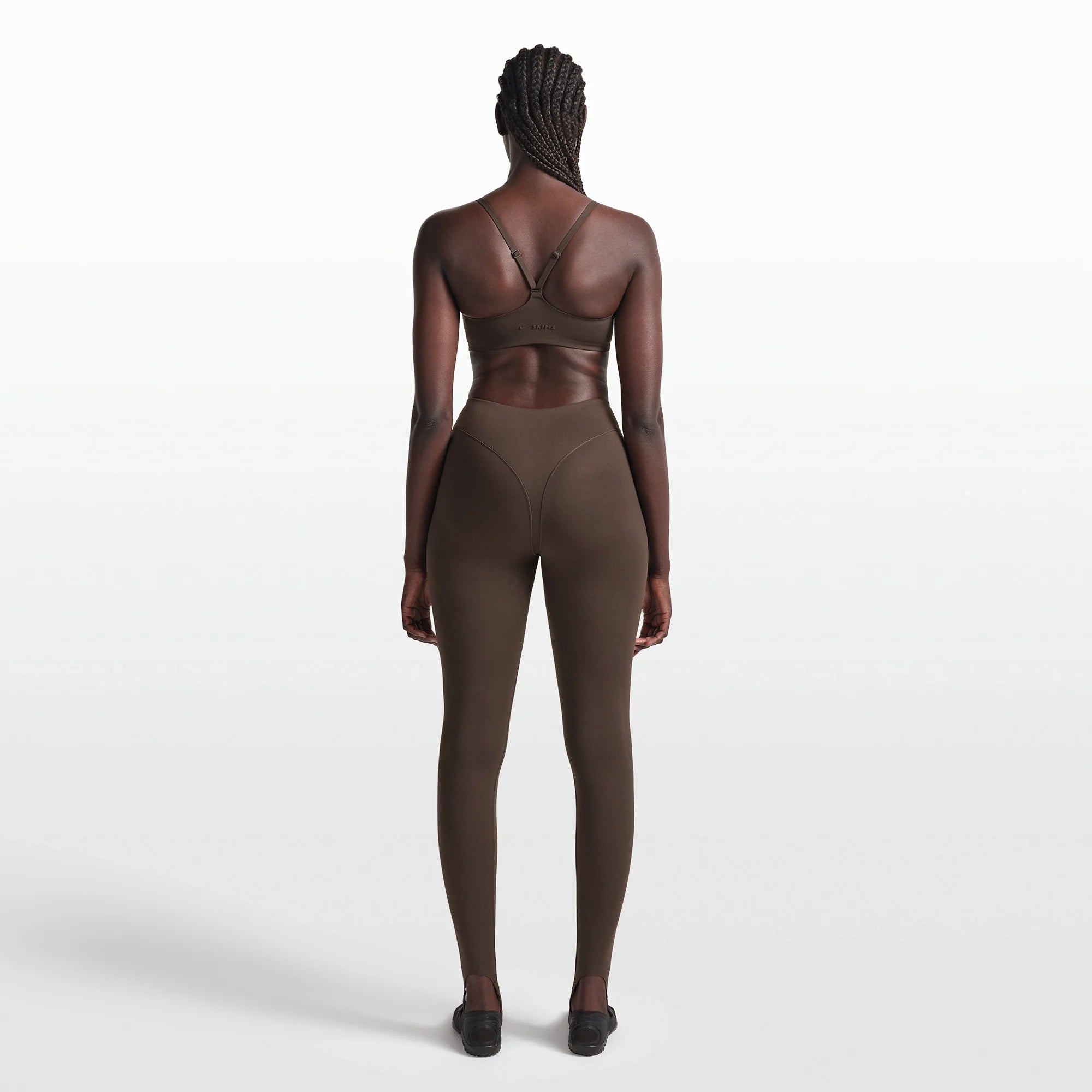 NikeSKIMS MATTE CONTOUR CAMI BRA | DARK SEPIA