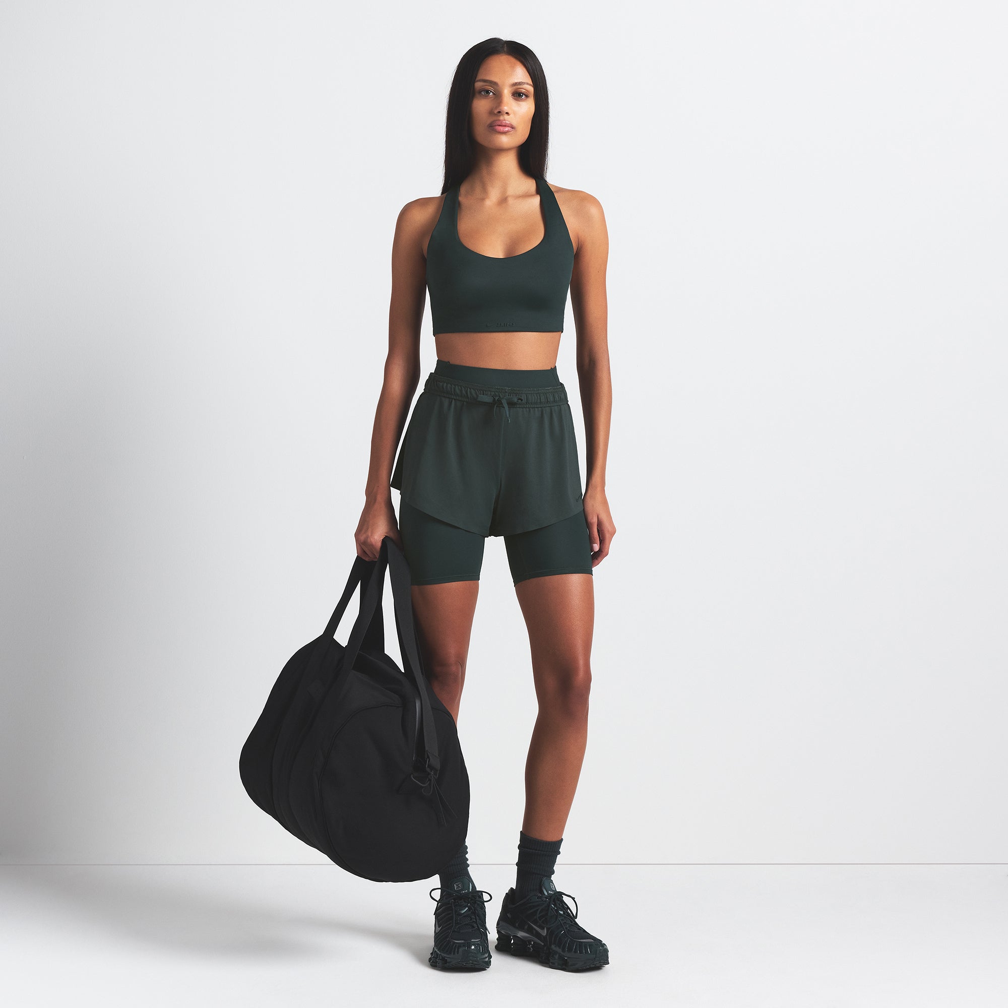 NikeSKIMS SHINE RACERBACK BRA | DARK TEAL