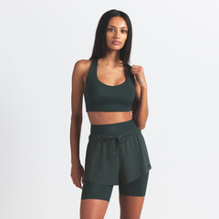 NikeSKIMS SHINE RACERBACK BRA | DARK TEAL