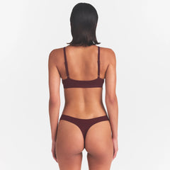 FITS EVERYBODY TRIANGLE BRALETTE | CURRANT