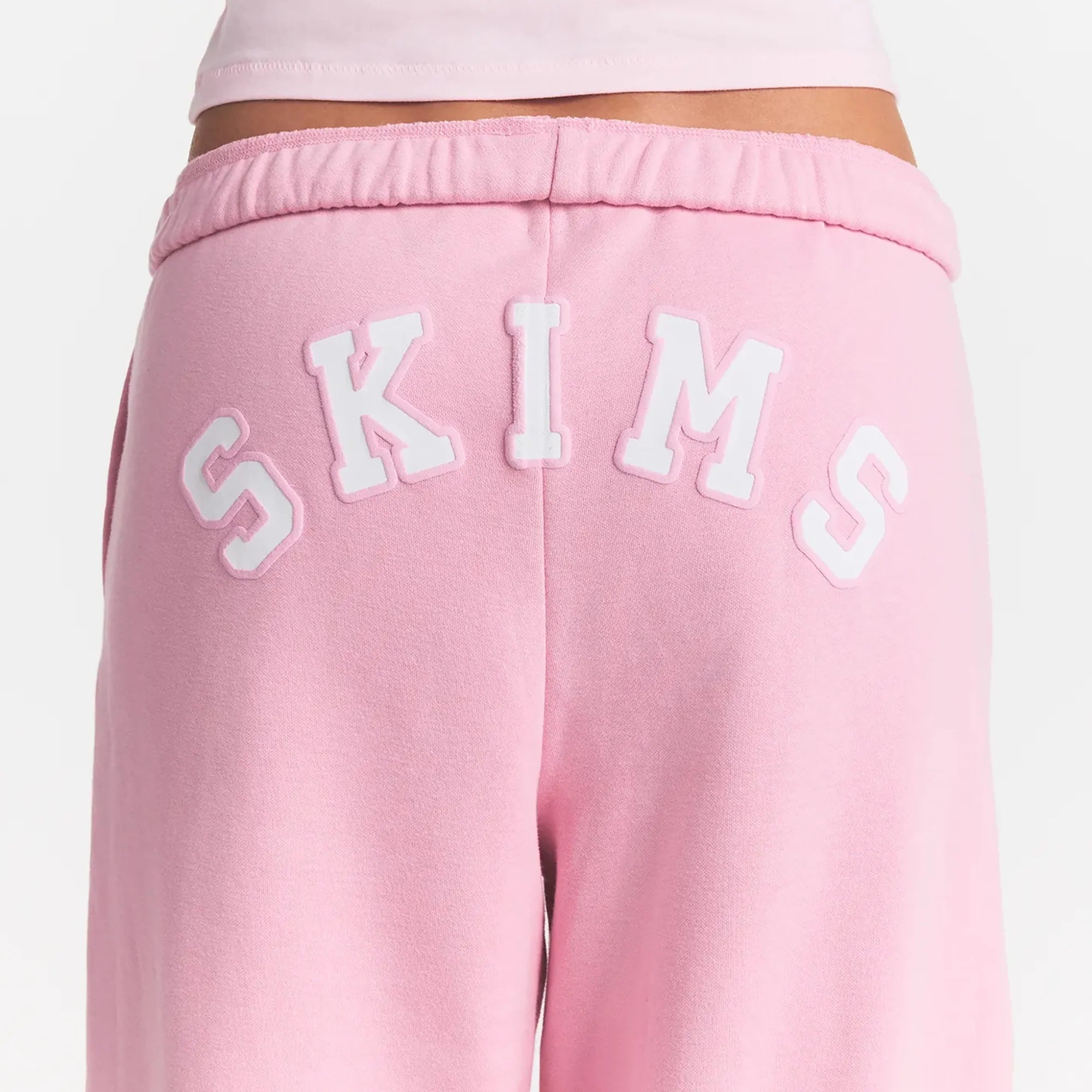 COTTON FLEECE LOGO CLASSIC STRAIGHT LEG PANT | HALITE WITH SNOW LOGO