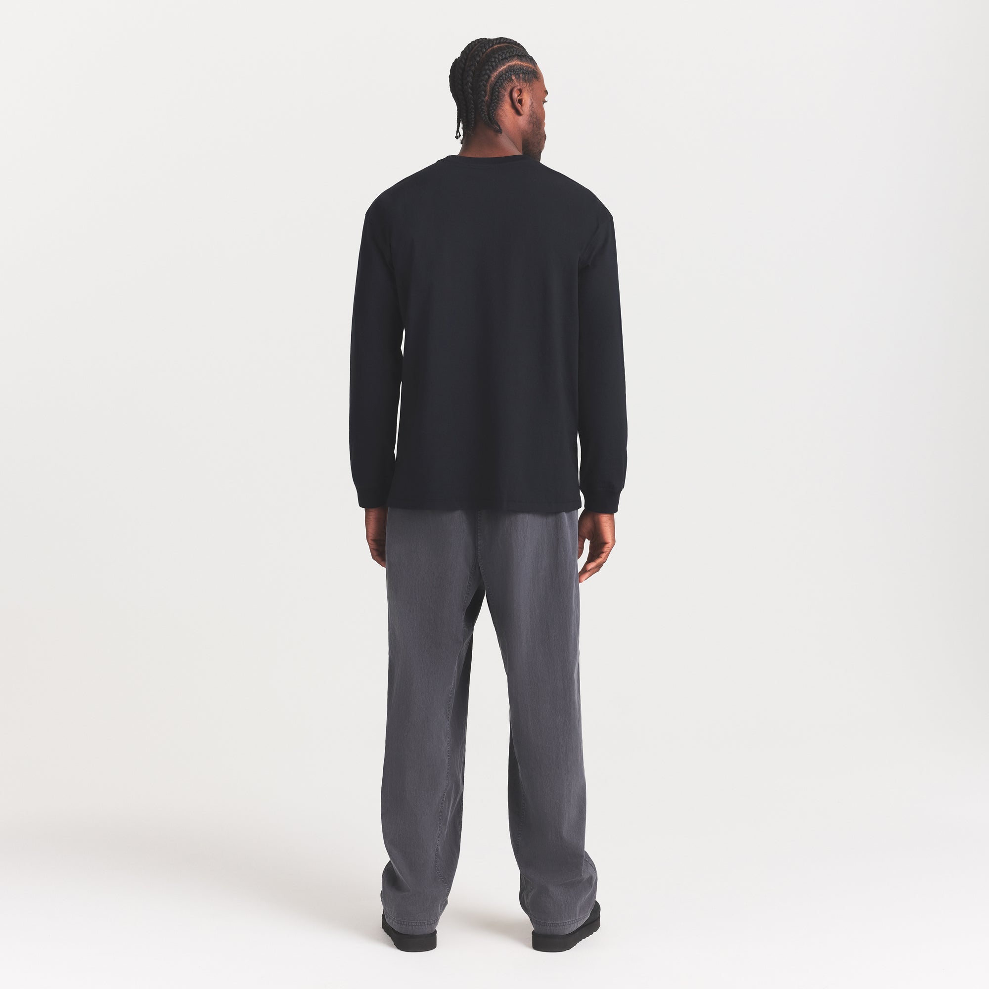 WOVEN MENS PULL-ON PANT | ASH