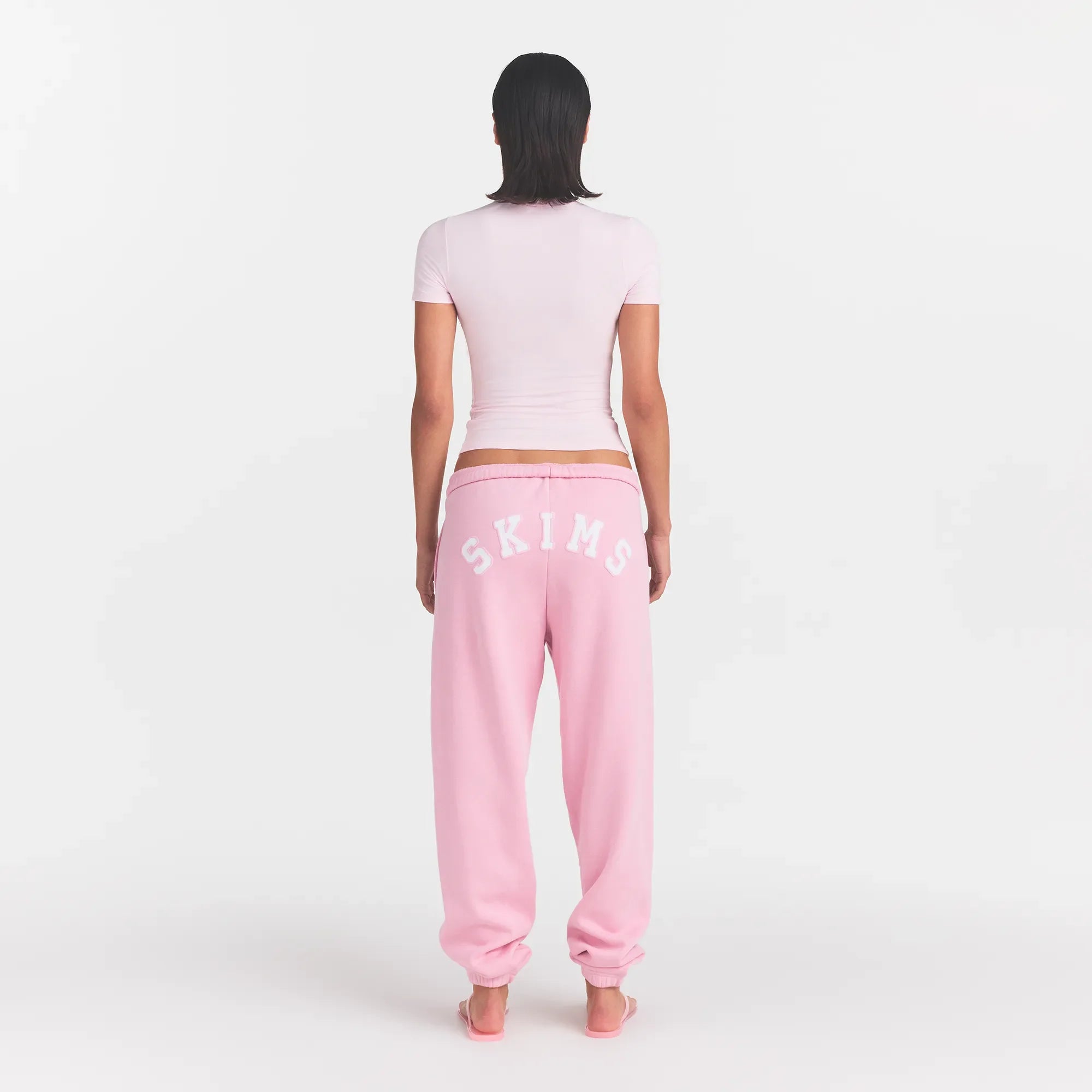 COTTON FLEECE LOGO CLASSIC JOGGER | HALITE WITH SNOW LOGO