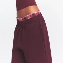 COTTON FLEECE LONG SHORT | CURRANT