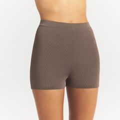REFINED KNIT HIGH-WAISTED SHORT | AMETHYST