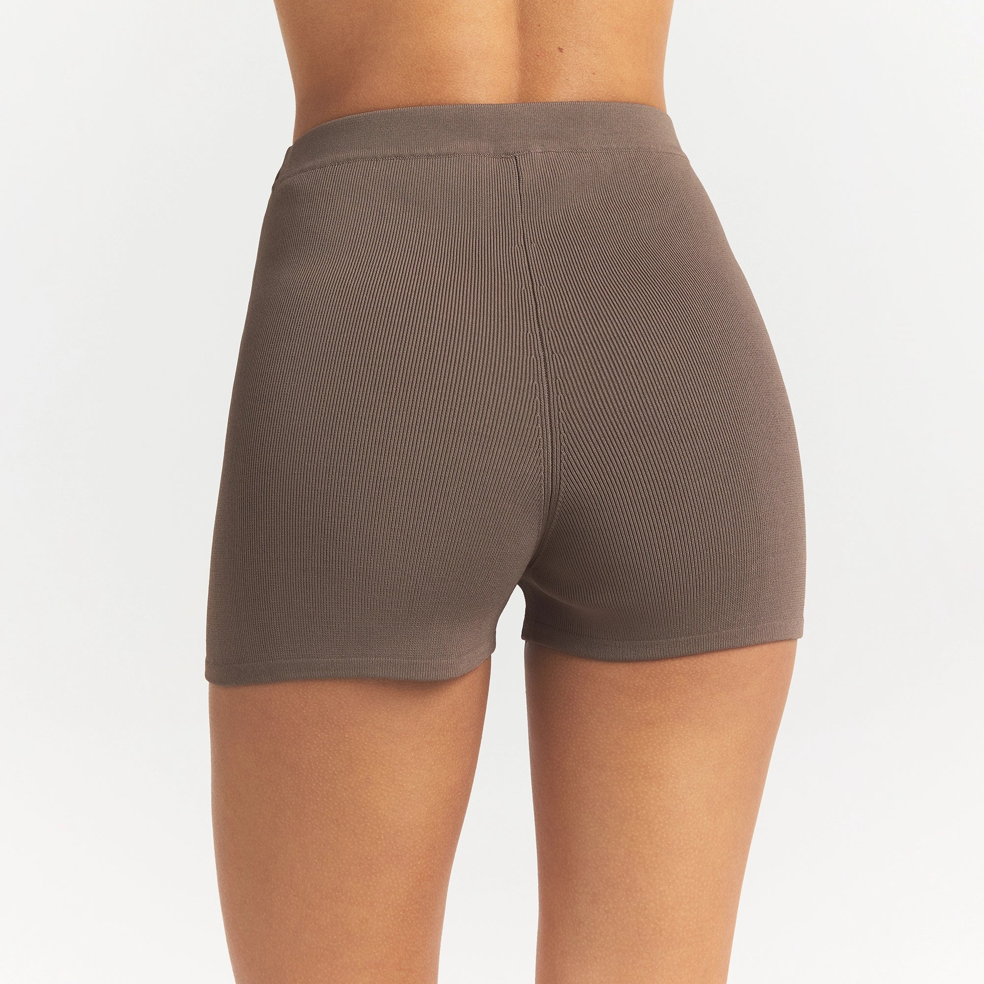 REFINED KNIT HIGH-WAISTED SHORT | AMETHYST