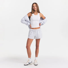 COTTON FLEECE CLASSIC SHORT | LIGHT HEATHER GREY
