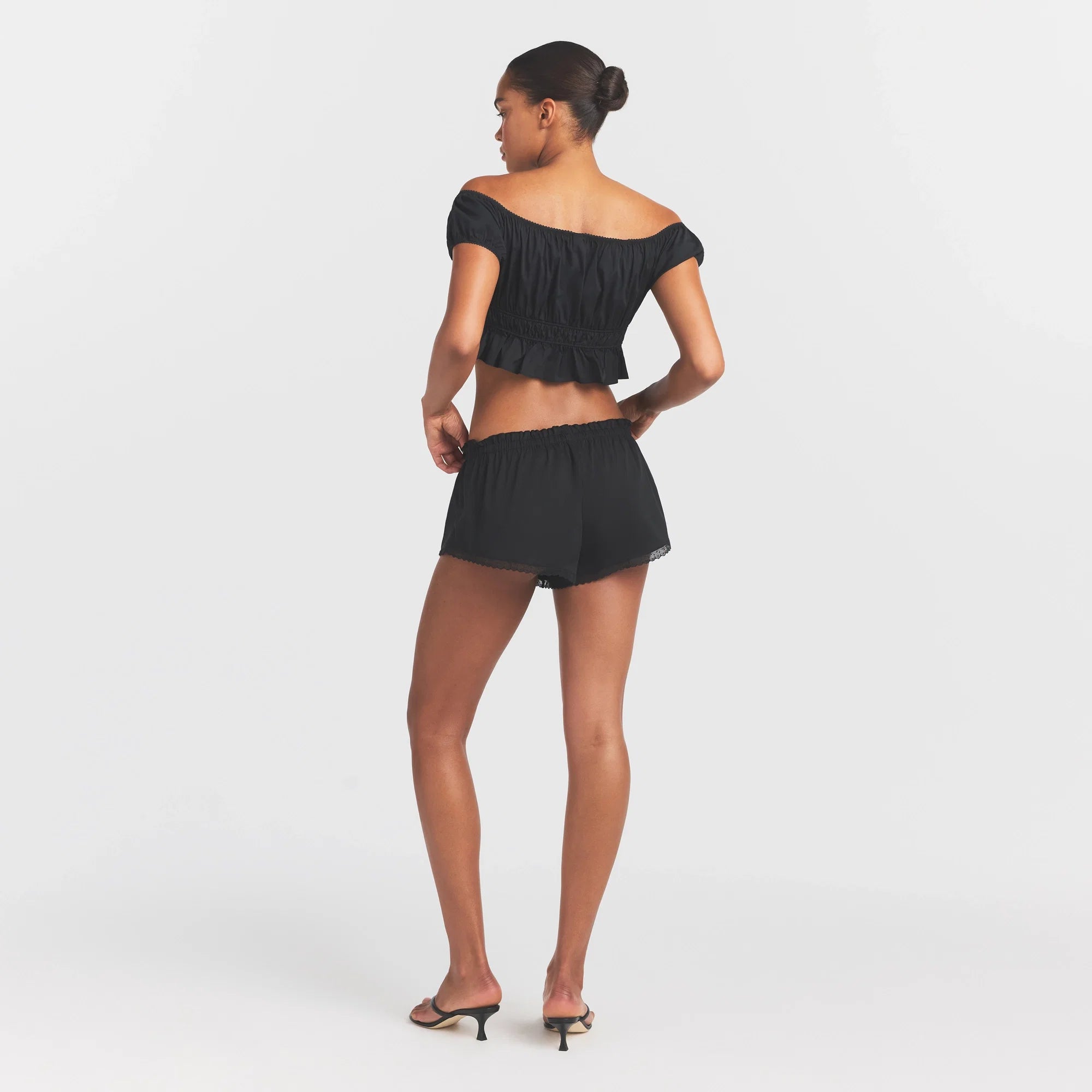 POPLIN APPAREL SHORT | ONYX