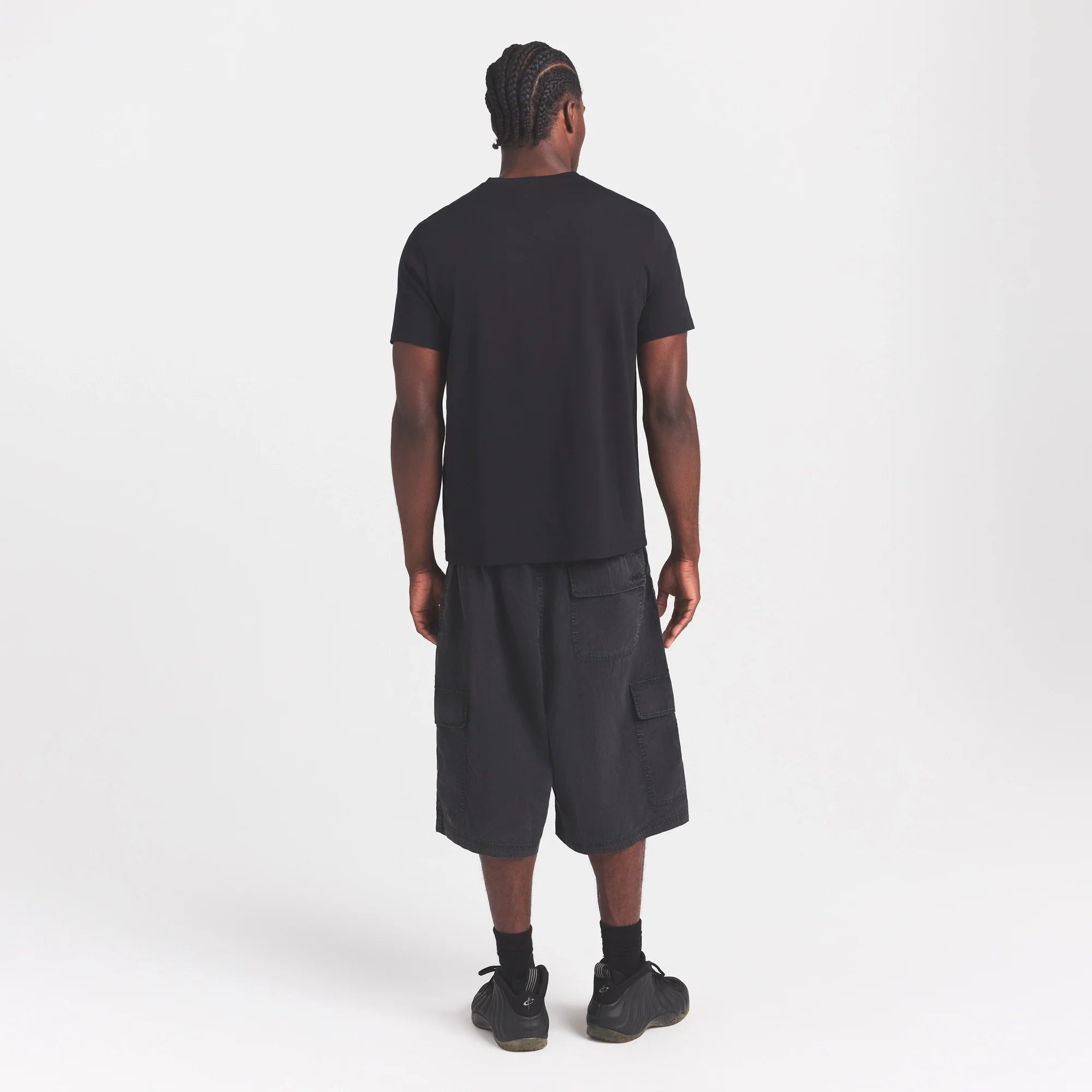 WOVEN MENS RELAXED CARGO SHORT | ONYX
