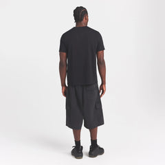 WOVEN MENS RELAXED CARGO SHORT | ONYX
