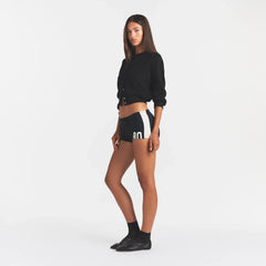 SMOOTH LAYERS MICRO SHORT | ONYX ECRU CONTRAST